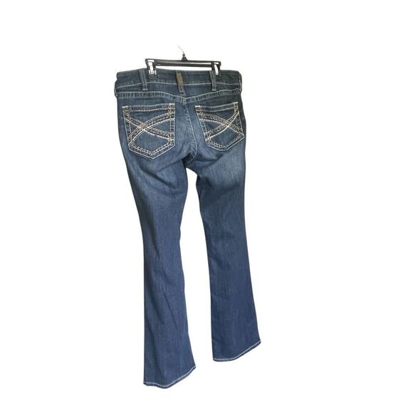 Ariat R.E.A.L Denim Mid Rise Boot Cut Jeans Size 31R - Picture 1 of 15